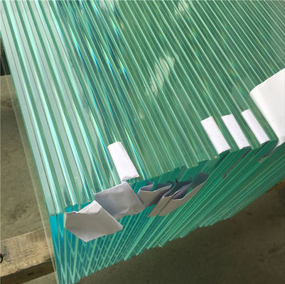 Verre trempé architectural 6 mm 8 mm 10 mm 12 mm verre stratifié trempé plancher de verre trempé feuille de verre pour le verre de construction / mur rideau