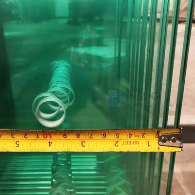 6 mm de verre trempé avec des trous de traitement et de forage du bord du sol