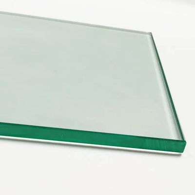 Taille de coupe 19MM 3/4'' Verre trempé clair pour dessus de table mural