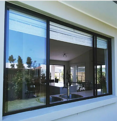 L'aluminium cadre vitre porte fenêtre conception simple pour les fenêtres de maison économique