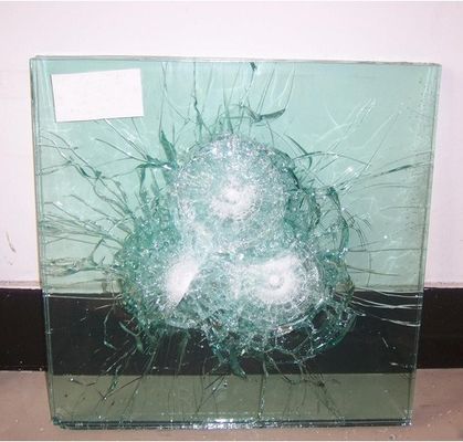 Verre pare-balles 20mm 24mm 26mm 28mm 30mm Triple feuilleté balistique résistant aux balles pour fenêtres et portes