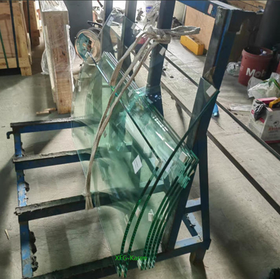Verre trempé trempé durci transparent de 12 mm pour garde-corps, balustrades, balcons et patios