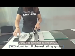 Tutoriel d'installation du système de garde-corps en aluminium sous U