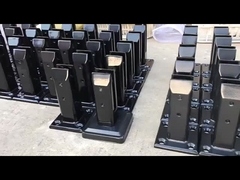 Réservoirs en verre montés sur le côté, robinets de clôture en verre, robinets en acier inoxydable