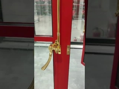 fenêtre en verre cintrée sur mesure avec cadre en aluminium